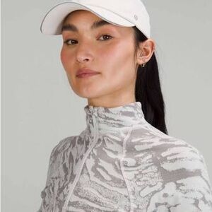 NWOT bone lululemon fast and free hat